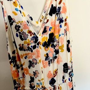 Lucky Brand double V neck maxi dress. Great condition!